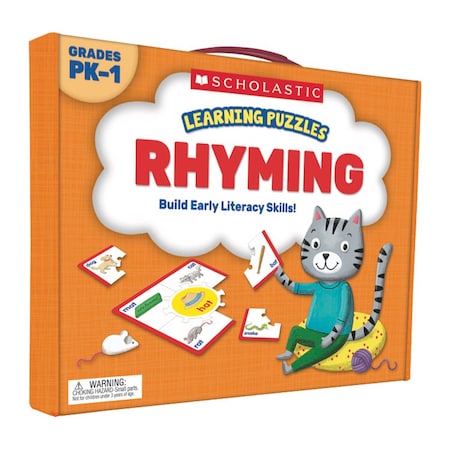 Scholastic Teaching Resources Learning Puzzles: Rhyming 823973